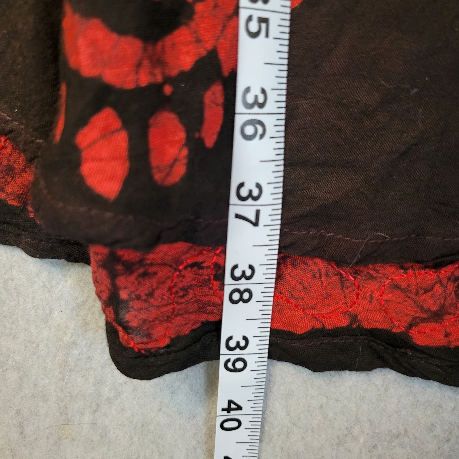 NWT Cute Options Chocolate Floral Embroidered Kaftan Tank Dress Womens Free Size