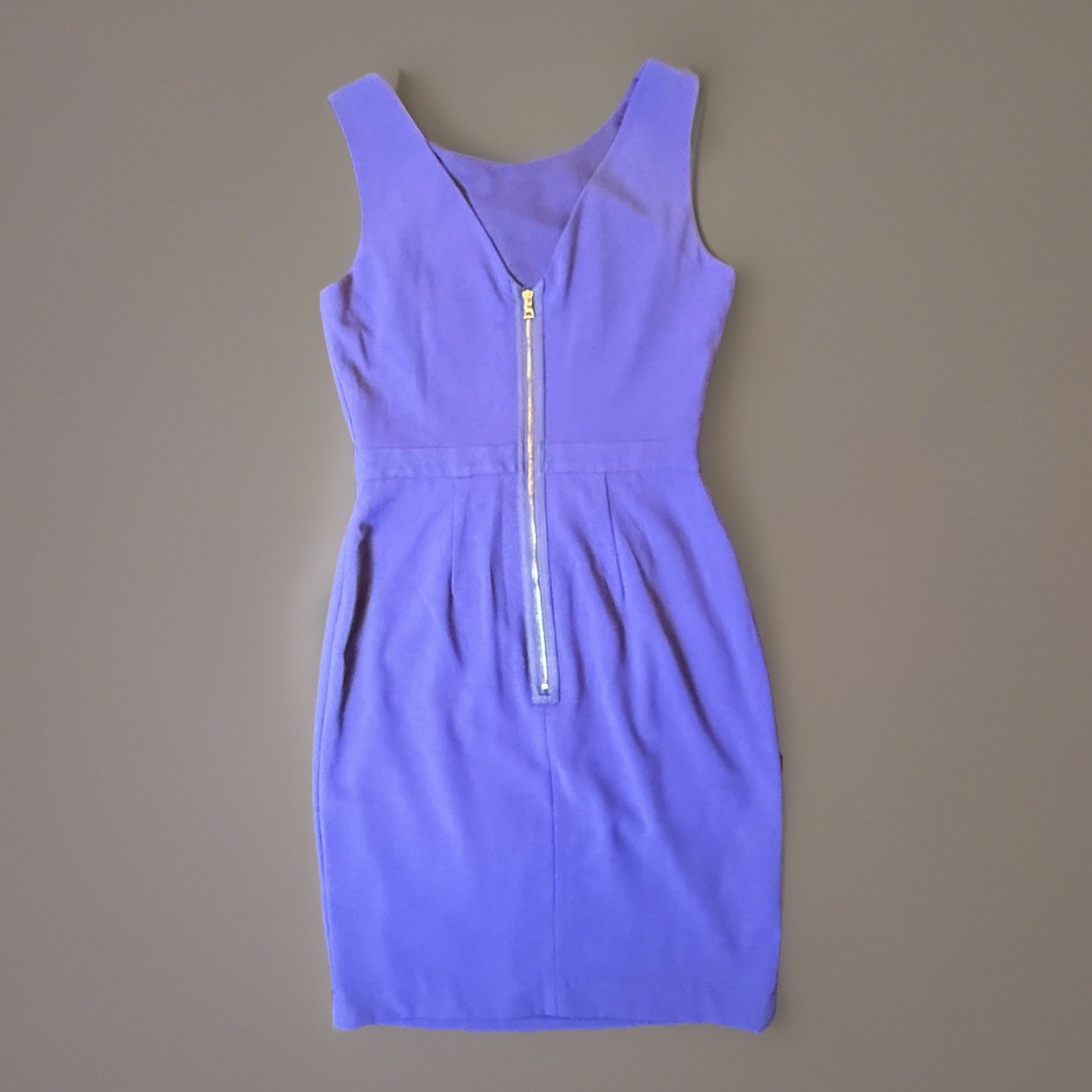 BCBGMAXAZRIA Womens 4 Blue Depth Sheath Dress Asymmetric Ruffle Cocktail Midi