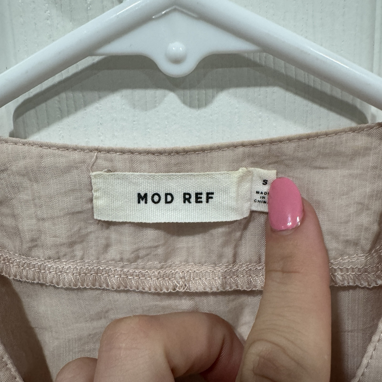 Women’s Mod Ref Button Front Savannah Dress Womens Size Small Lightweight Sheer