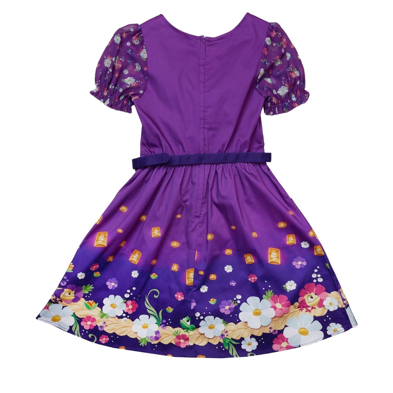 Loungefly Stich Peasant Style Disney Rapunzel Floral Allison Dress Size 4X