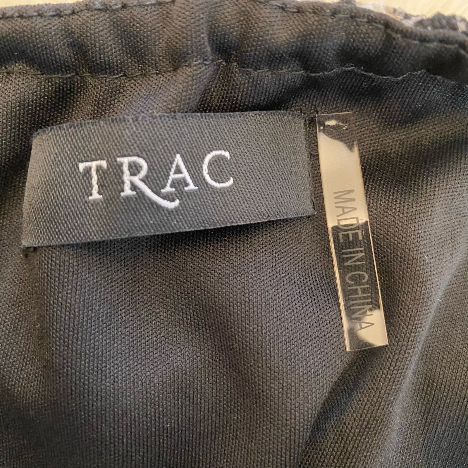 Trac Snake Skin Sleeveless Mini Dress Small