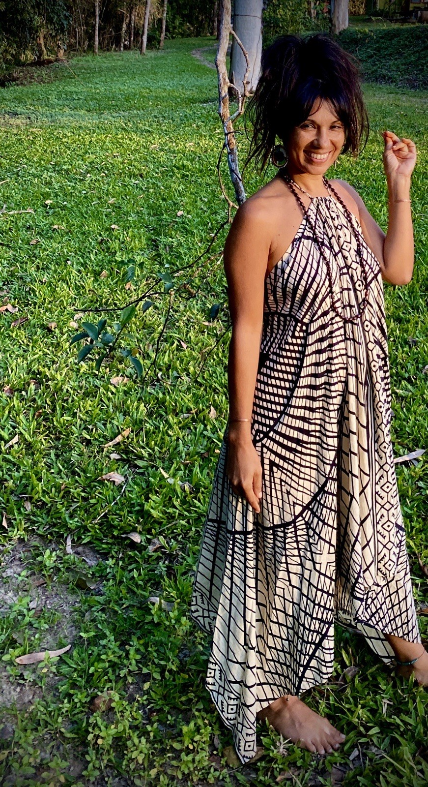 ZARTJI – Shiva Dress – ANANZI – Organic Natural Cotton, Tribal Boho Festival,