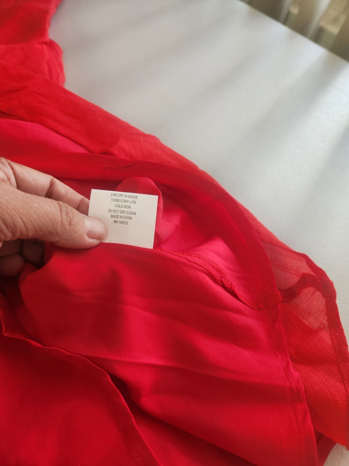 Billy J Red Spaghetti Strap Mini Party Dress Size 10