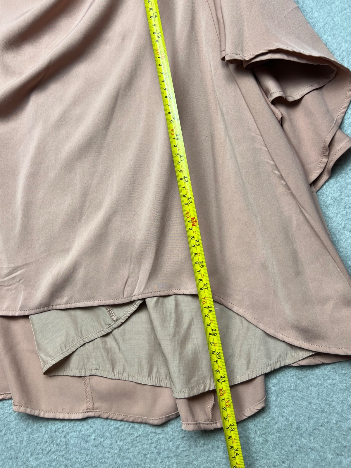 Runaway The Label Off The Shoulder Shift Dress Mauve Size L / 8 Flare Sleeve*
