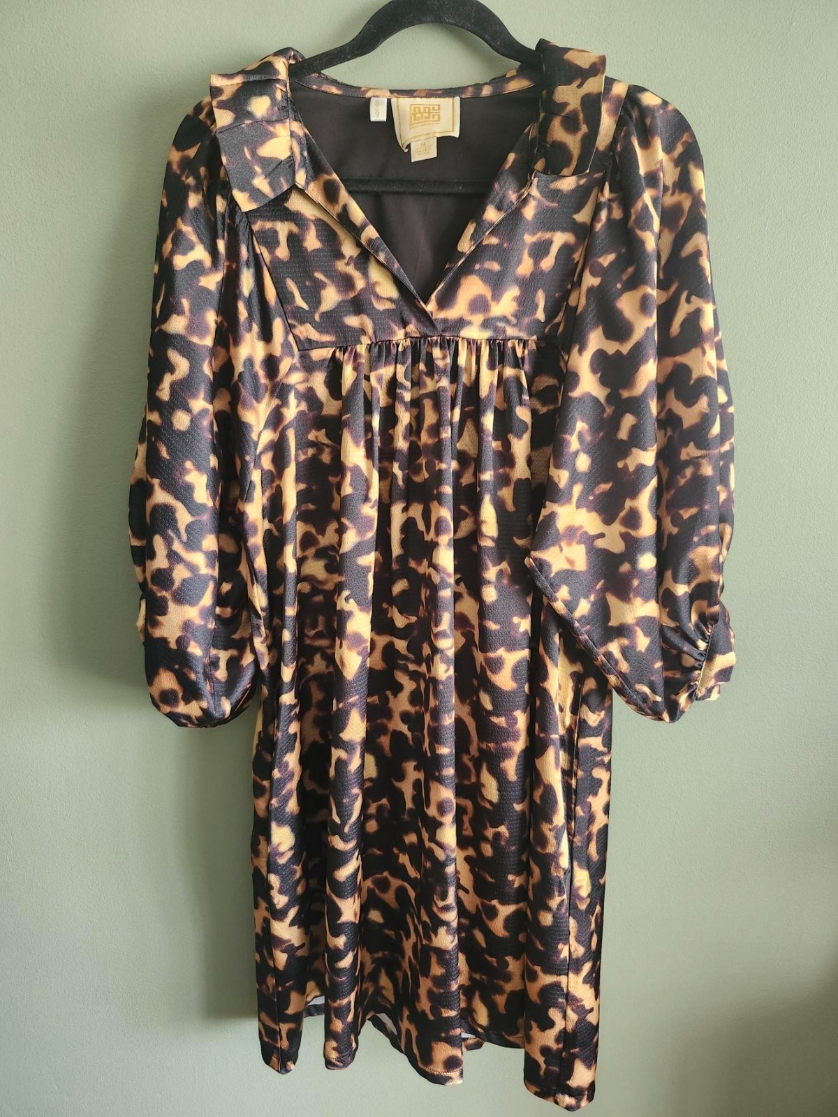 Emily McCarthy Stella Tortoise Dress – M