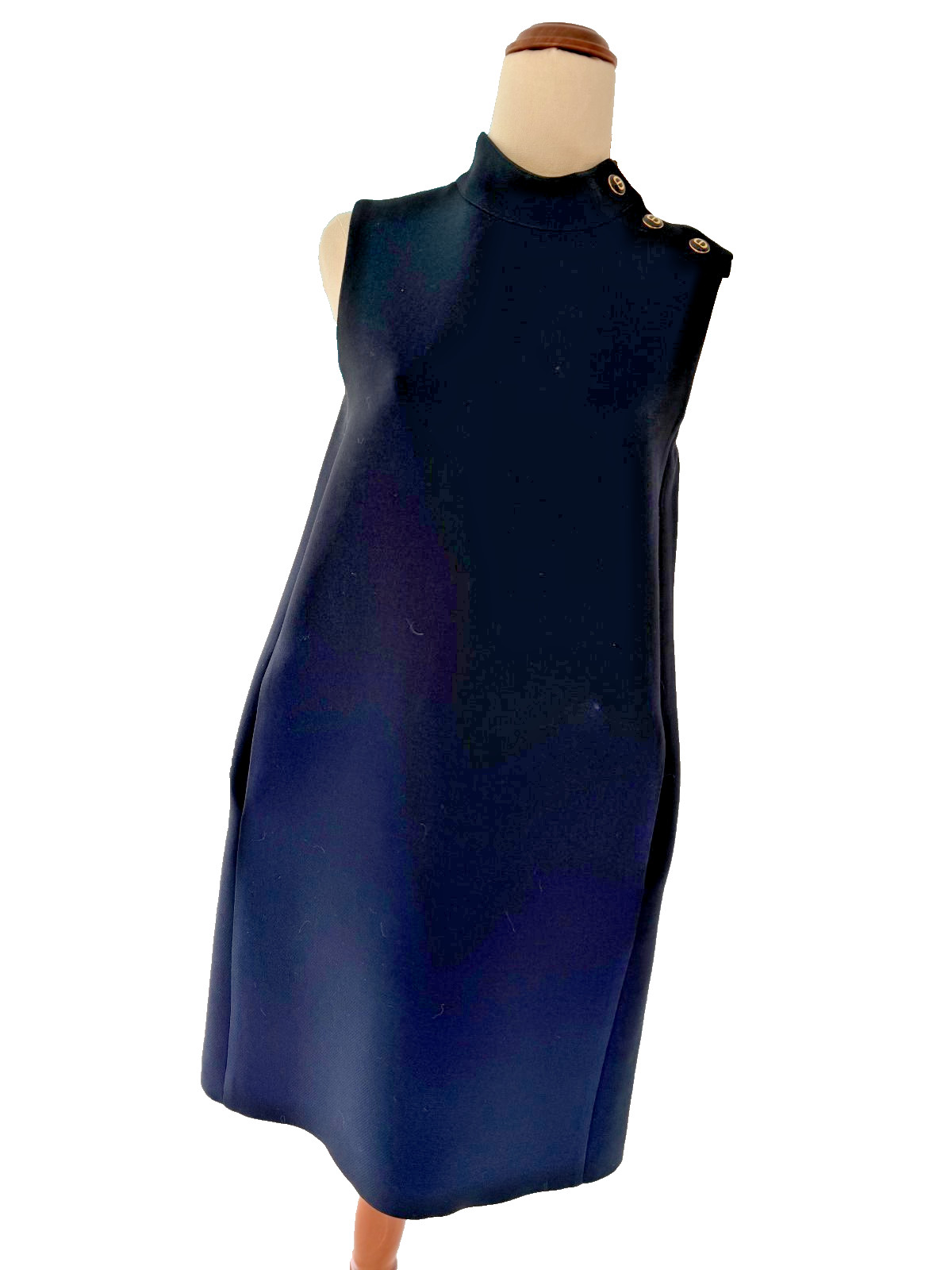 Christian Dior Black High neck Sleeveless Dress – CD Buttons