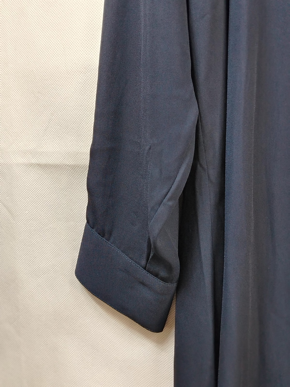 Standards & Practices Shirtdress Plus sz 1x Blue Roll tab button cuff sheer NEW