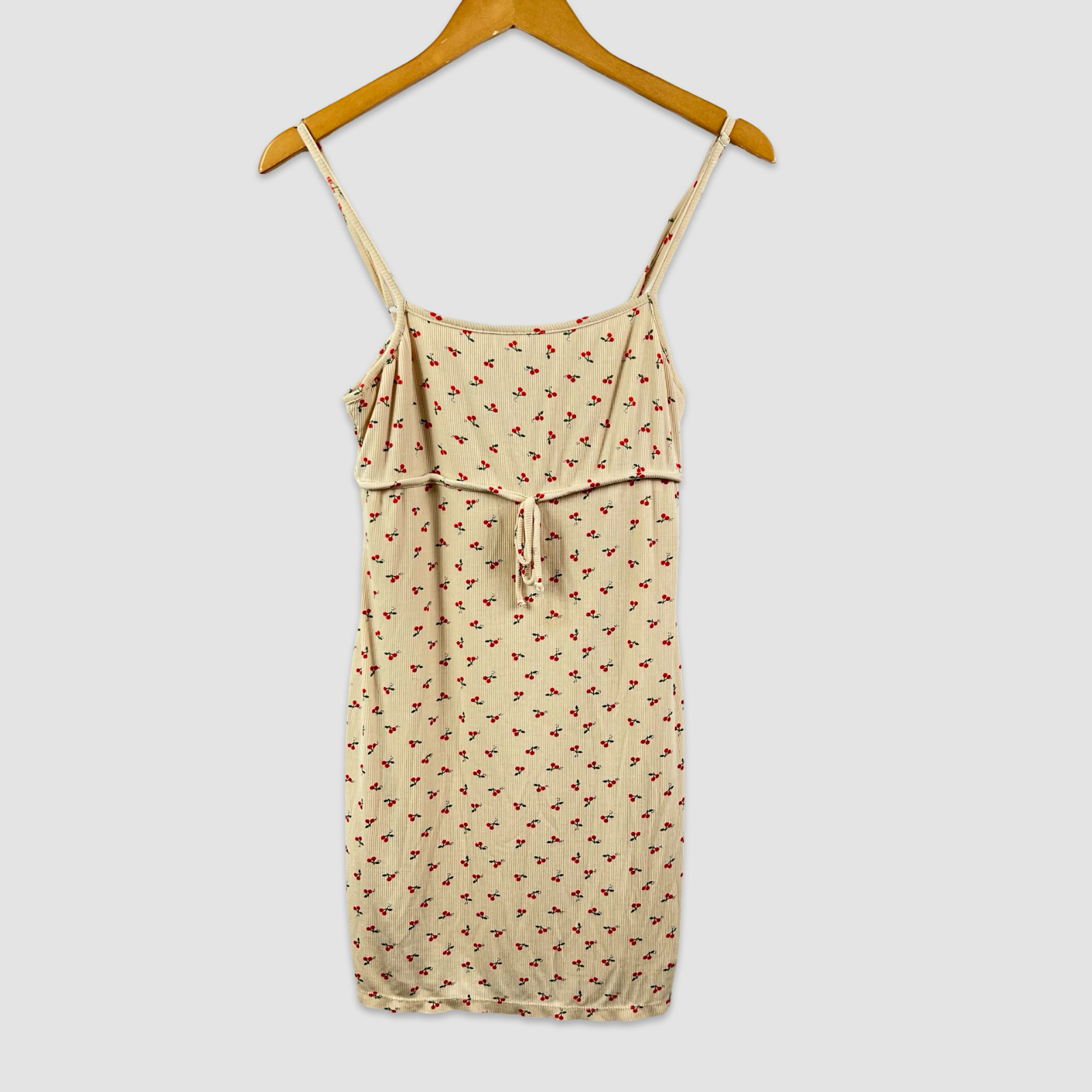 Urban Outfitters Womens Size Large Mini Sundress Cherries Babydoll