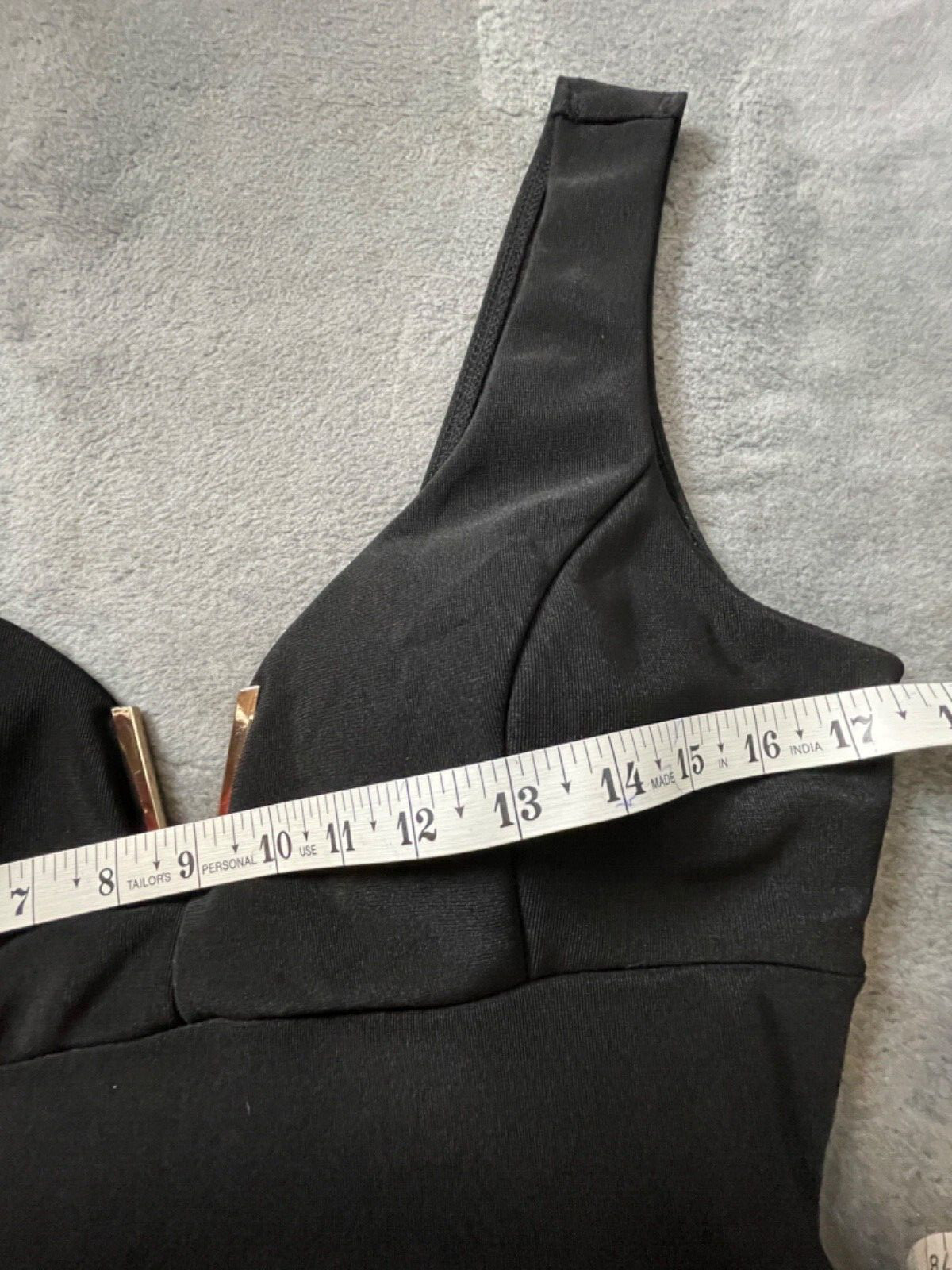 Emerald Sundae Womens Dress M Black Built-in Bra Stretchy Sheath Cocktail Sexy
