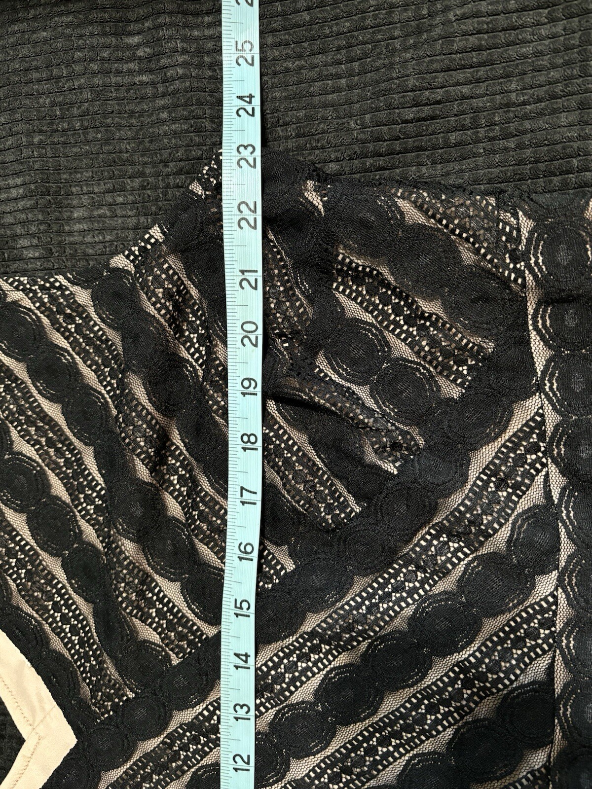 Signature Harper Lace Black Lined Sleeveless Dress Long Size 20W Side Zip