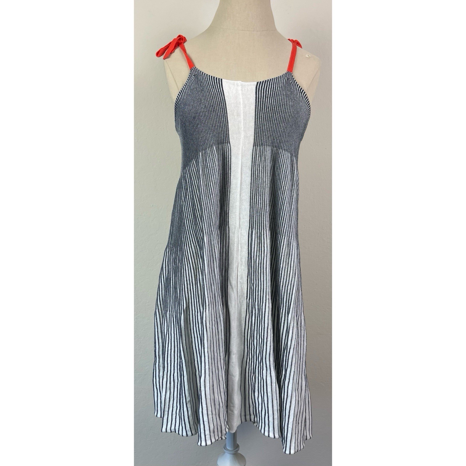 Pianurastudio Italian Sleeveless Striped Mini Dress Women’s Size XXL