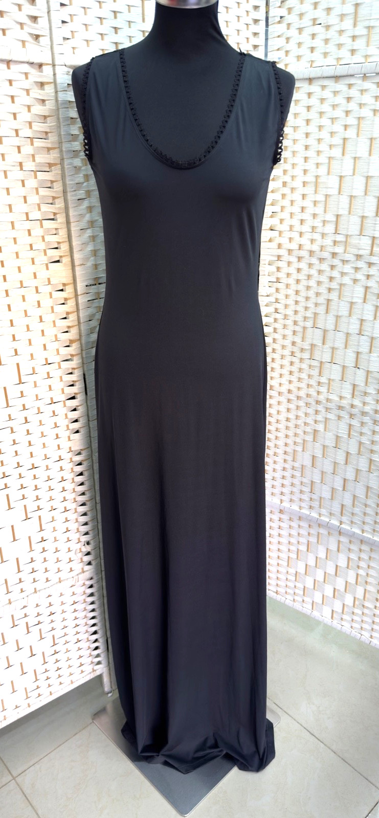 Michal Negrin Elegant Full Length Black Camisole Size – M – NWT