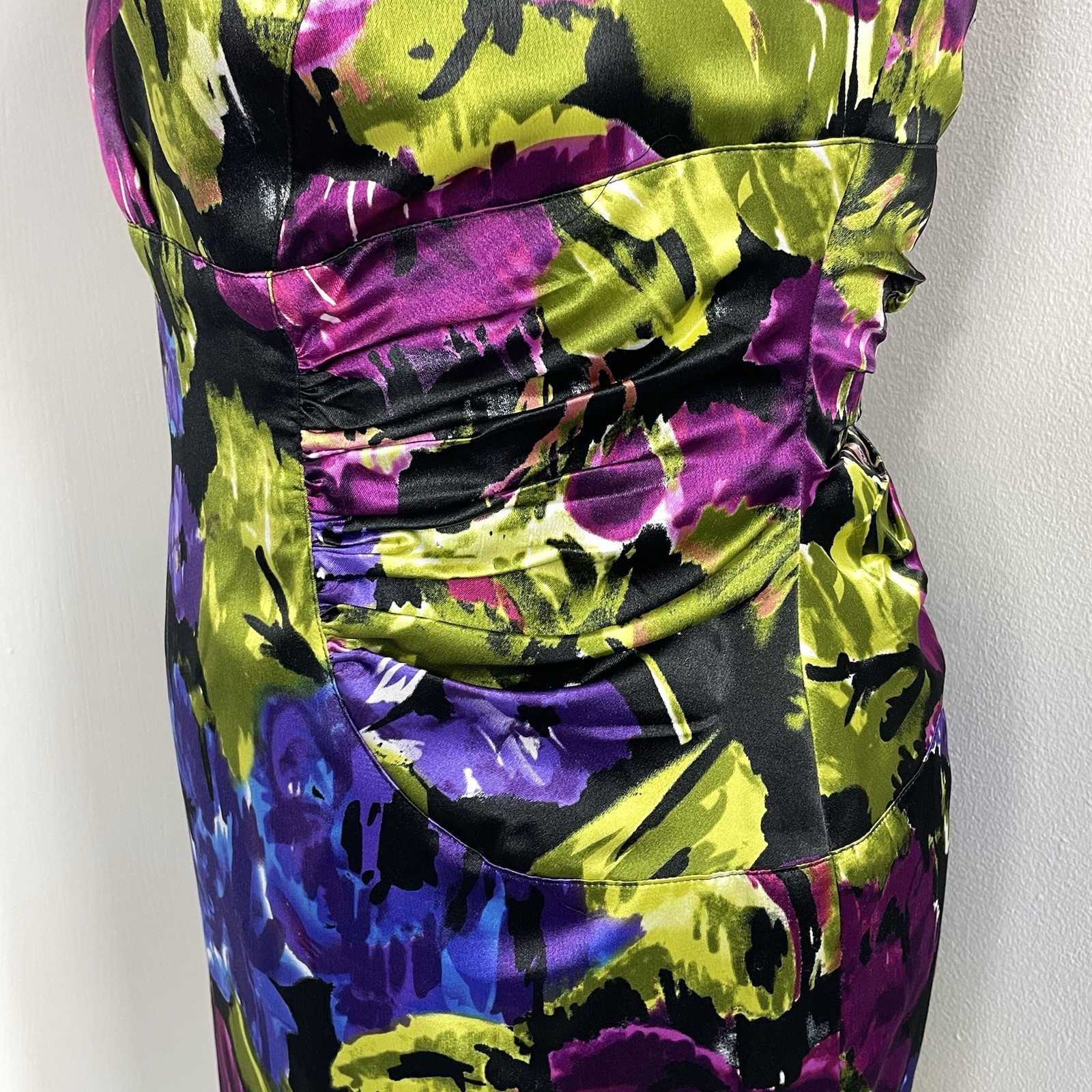 Adrianna Papell Plus Size 22 Multi Floral Dress Slight Stretch.