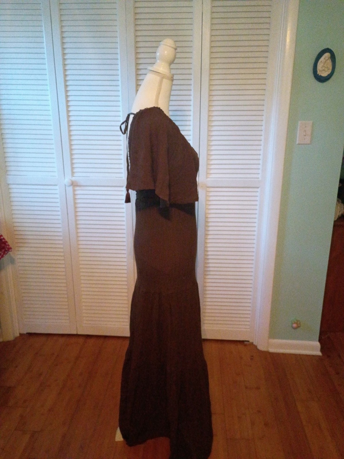 Hudson Gray Brown Maxi Dress Size S