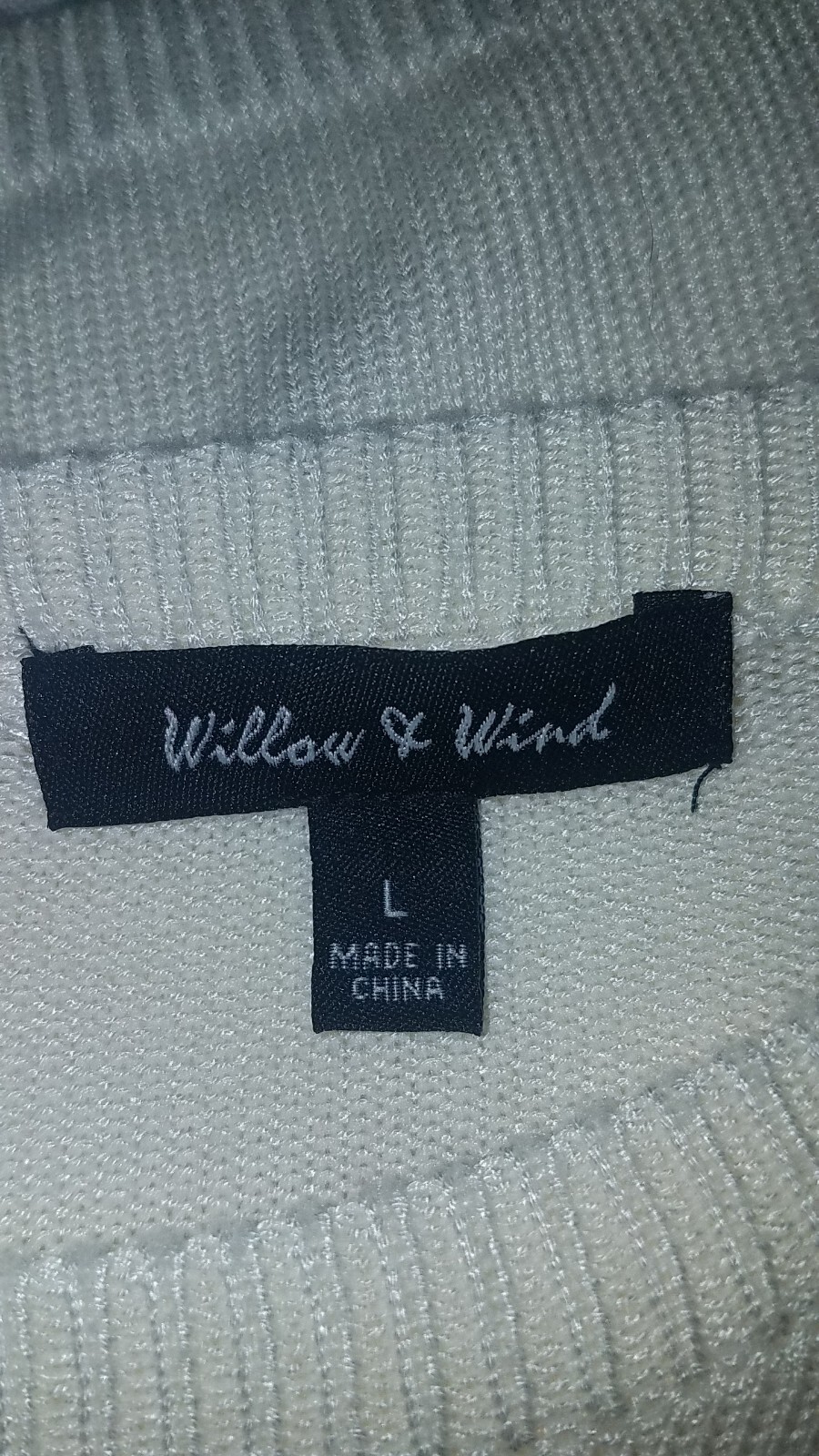 Willow and Wind Size Large Rayon fabric Sweater Dress
