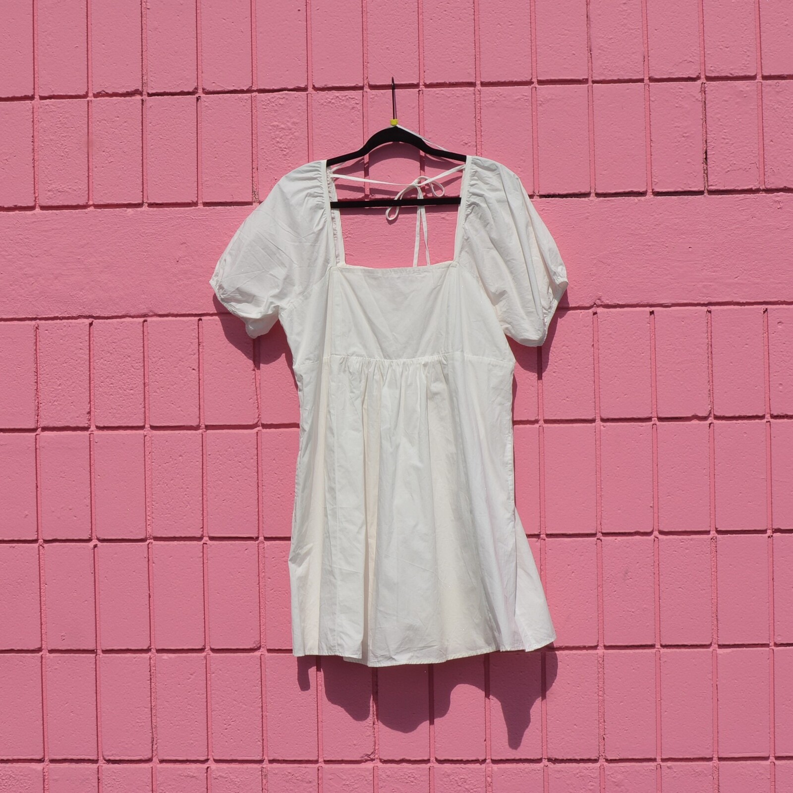 #194 L Draper James Women’s Puff Sleeve 100% Cotton Dress
