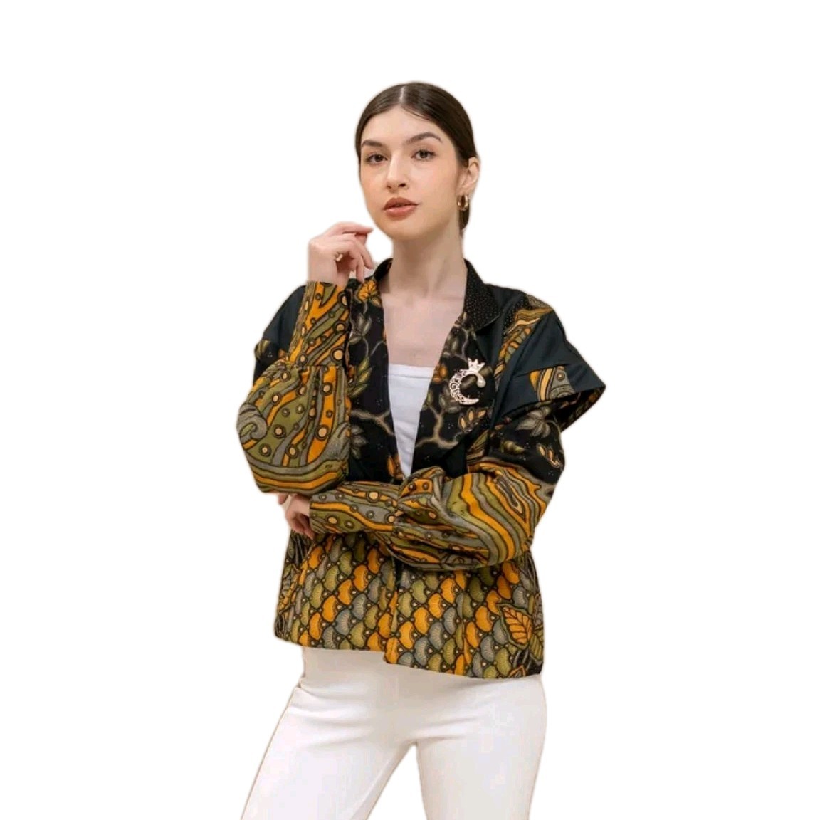 Catalia – Aruna Batik Jacket Exclusive Modern Outerwear with Traditional