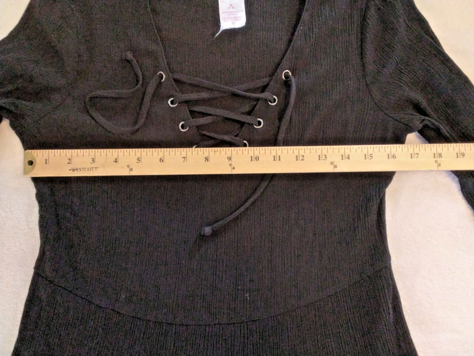 Black Rayon No Bounderies Light Summer Womens Flare Dress Size Medium With