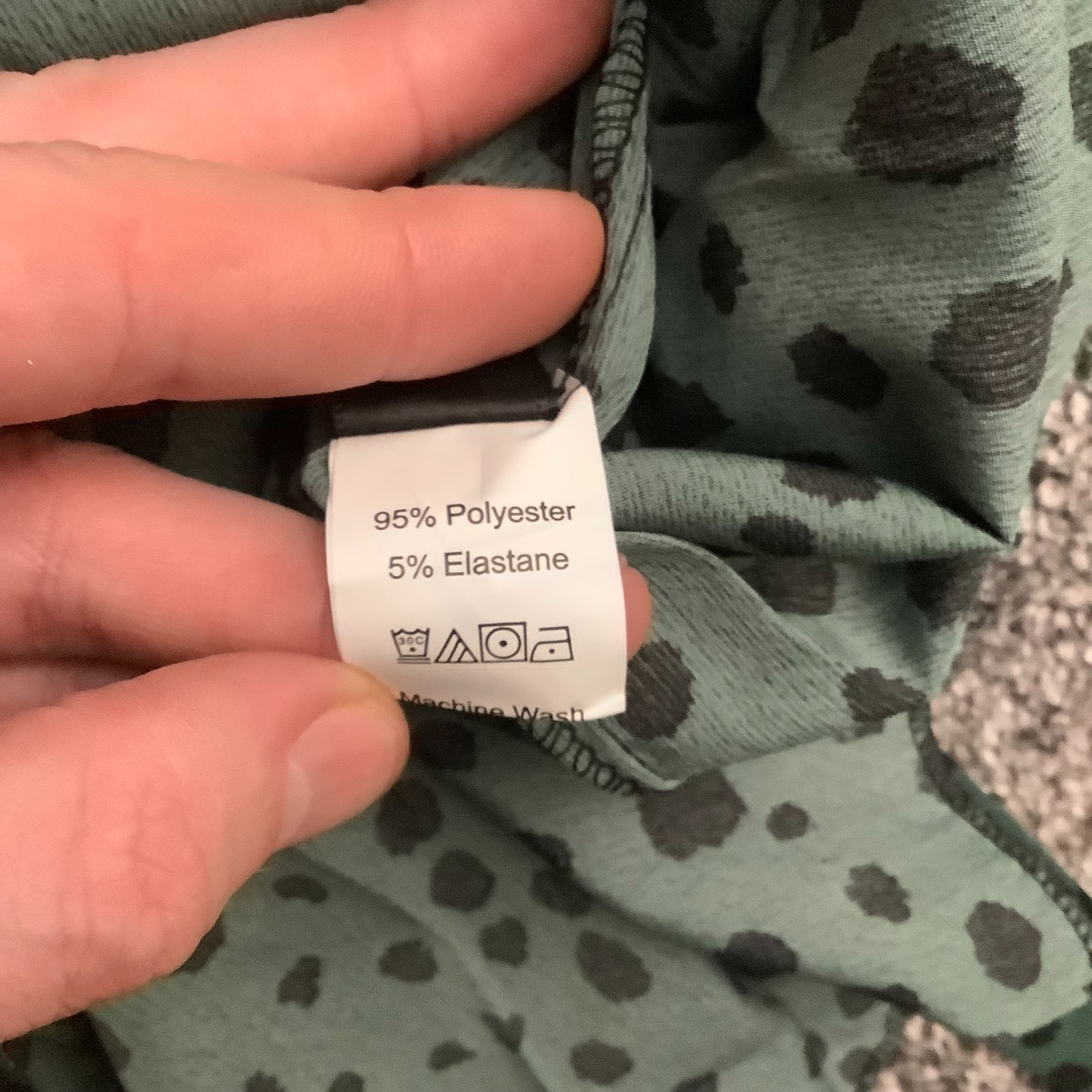 SHEIN Womens Wrap Dress Green Polka Dot 47in Length Curve Oxl 95% Polyester