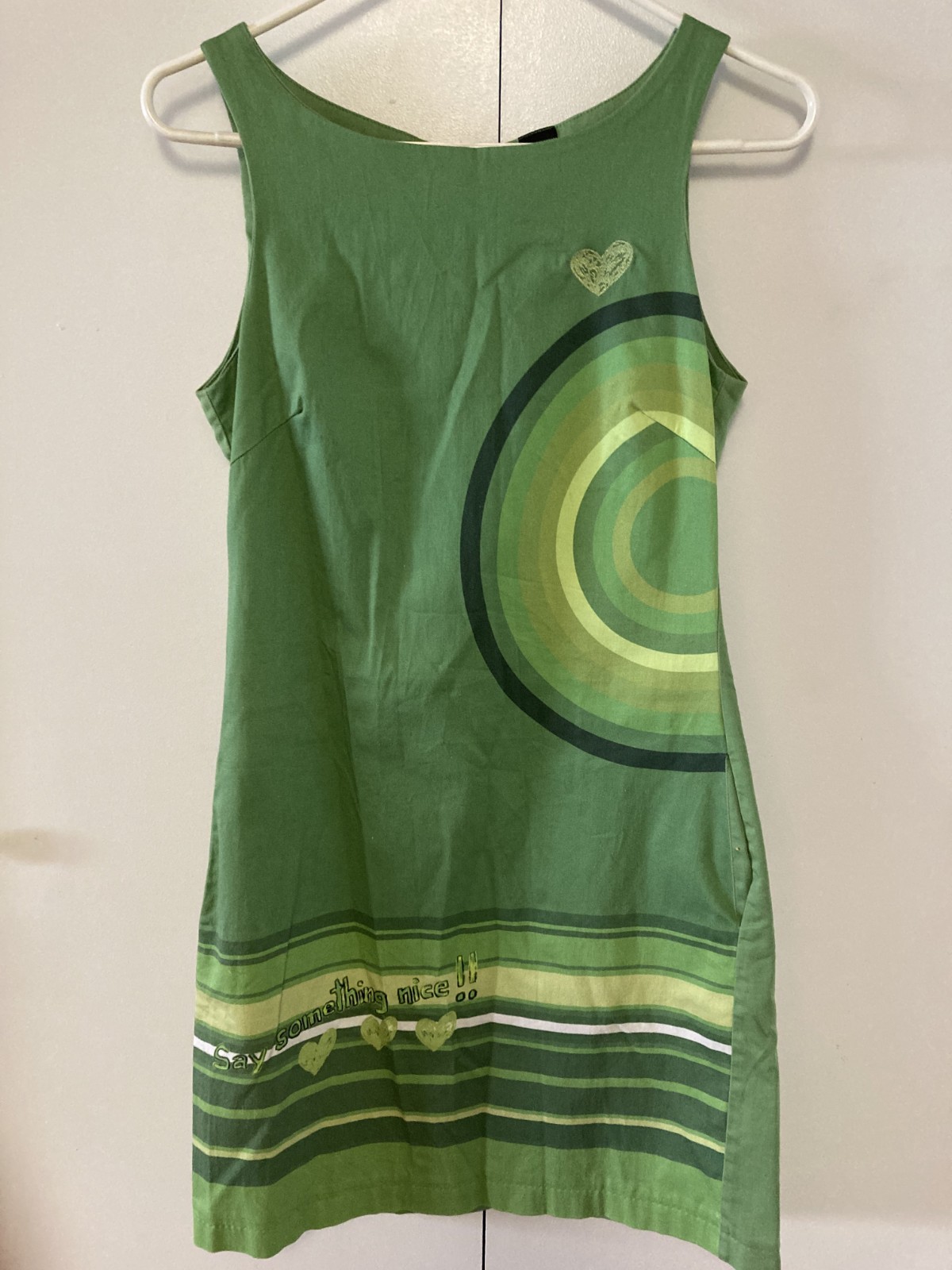 DESIGUAL Women’s Sleeveless Dress Size S with pockets