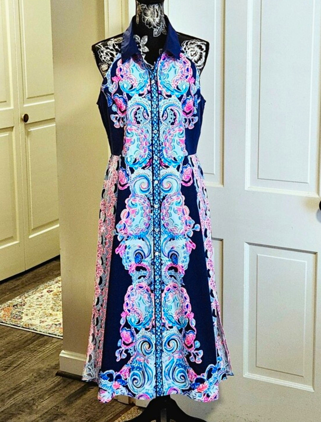 💘SIZE 12 HTF Lilly Pulitzer💘 – Novah Stretch Midi Dress