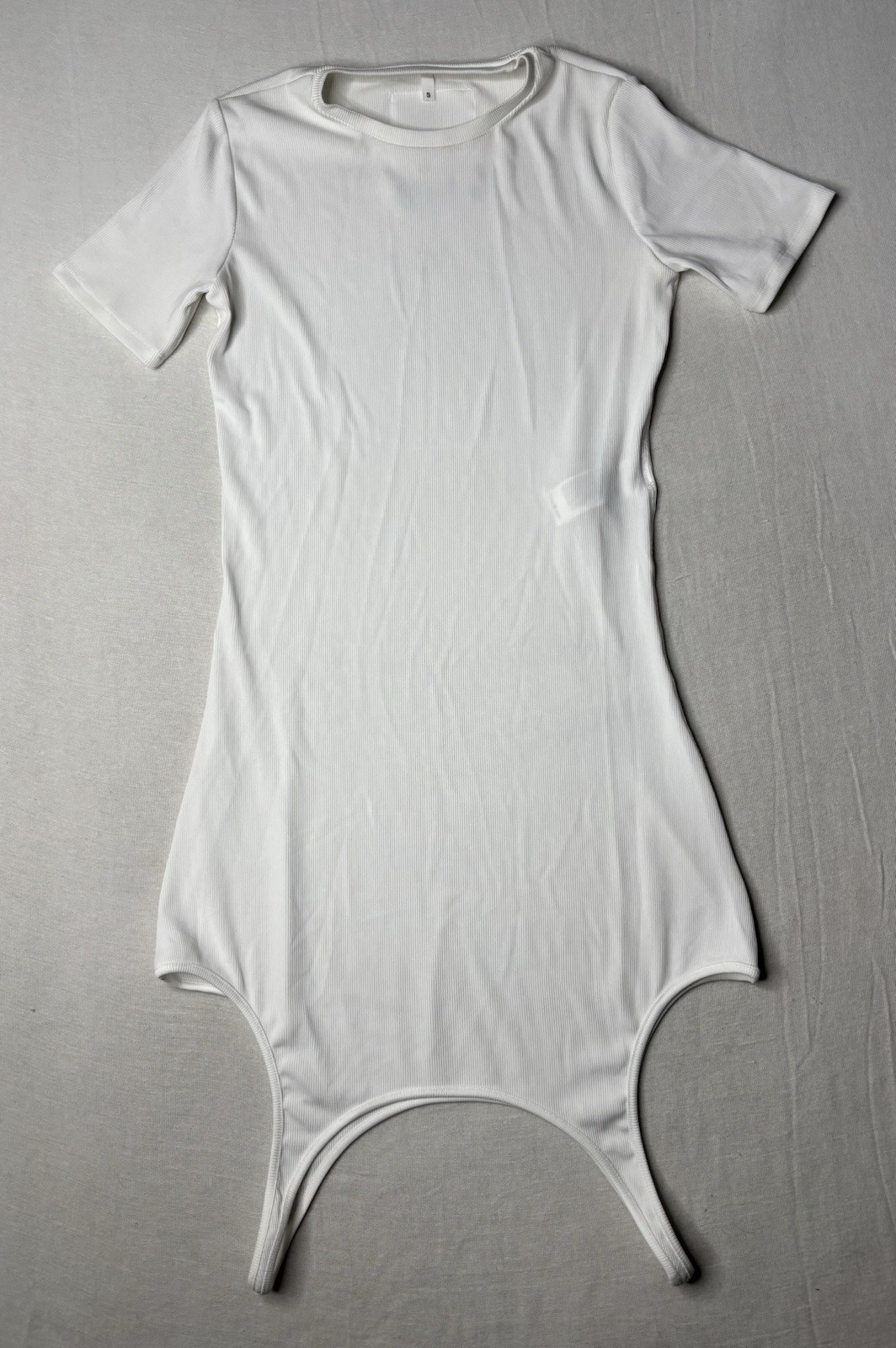 Desigual MAITREPIERRE MULTIPOSITION T-SHIRT DRESS White Women’s Size Small