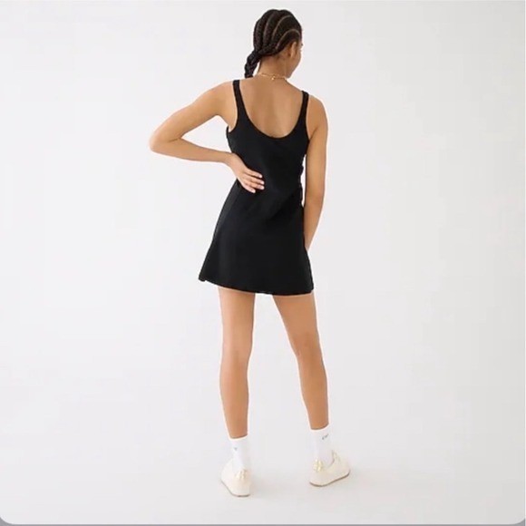J. Crew Active Cloudstretch V Neck Sports Dress Black Large