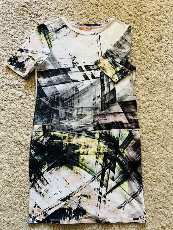 Women Hugo Boss Dress Multicolor Knit 36