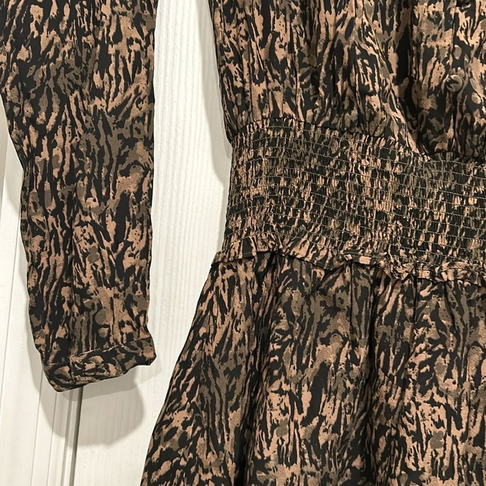 BUNDLE Rails Jasmine Olive Static & Zana Long Sleeve V-Neck Mini Dresses Size XS