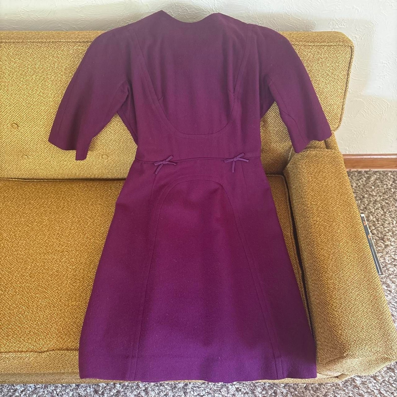 Unbranded Women’s Purple and Burgundy Dress