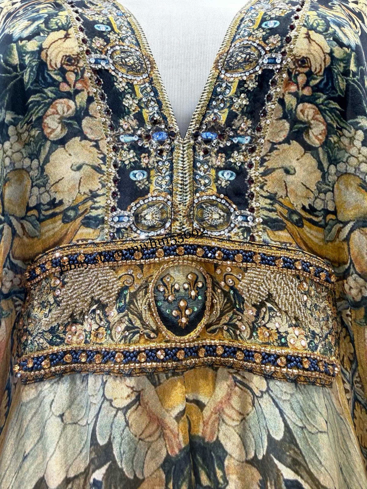 CAMILLA 2026 Maxi Dresses Elegant Temperament Holiday Retro Print Dress