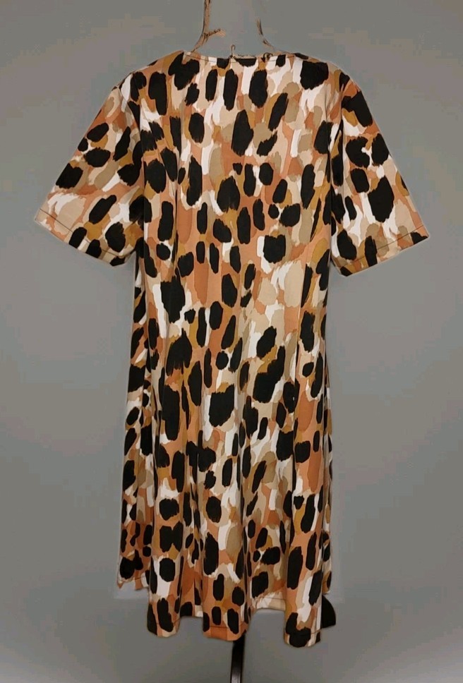 Jessica London – Flattering A-Line Animal Print Knit Dress – Women’s Size 24W