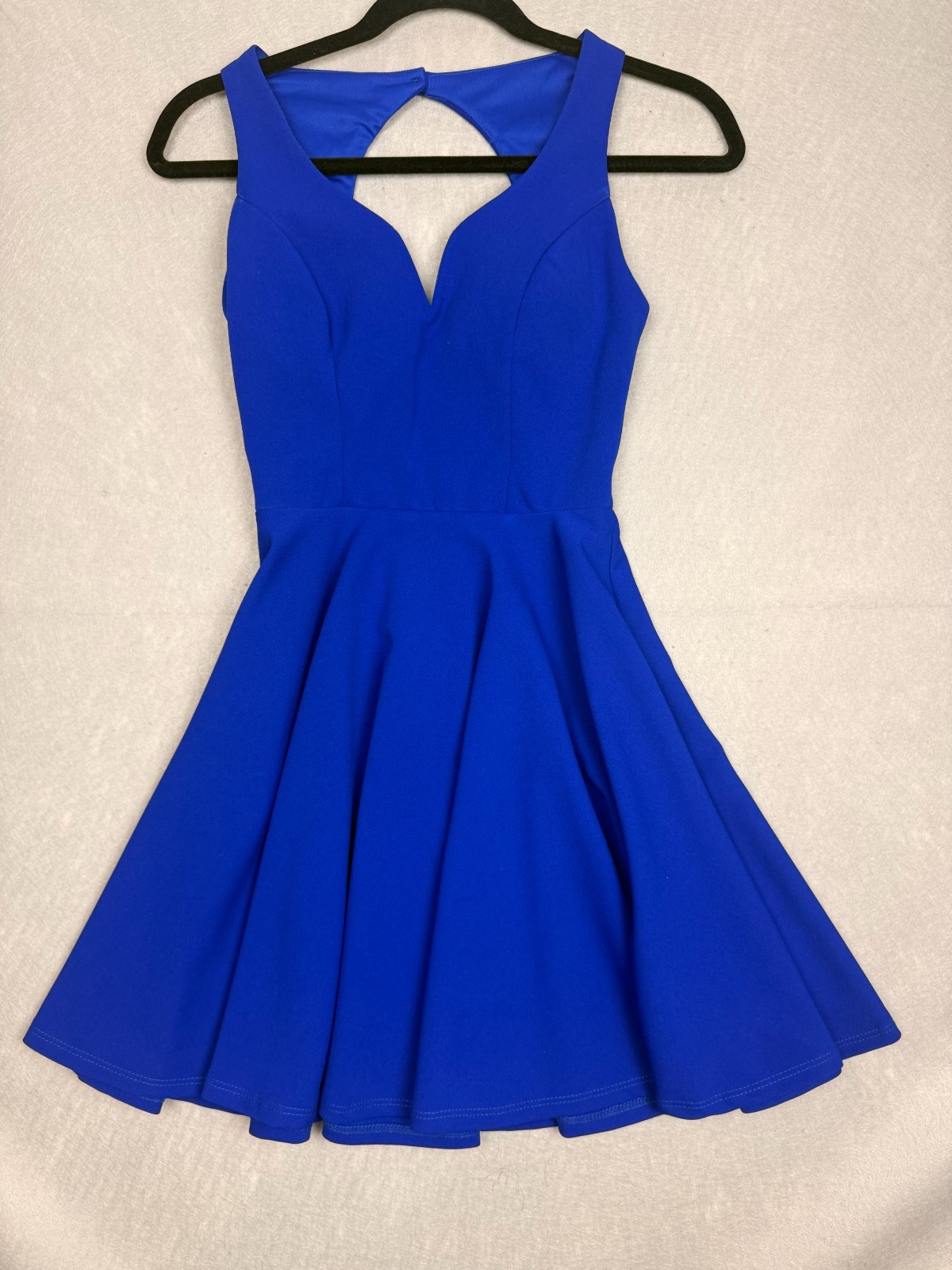 B DARLIN Junior’s Royal Blue Hi-low Fit & Flare Dress Size 0
