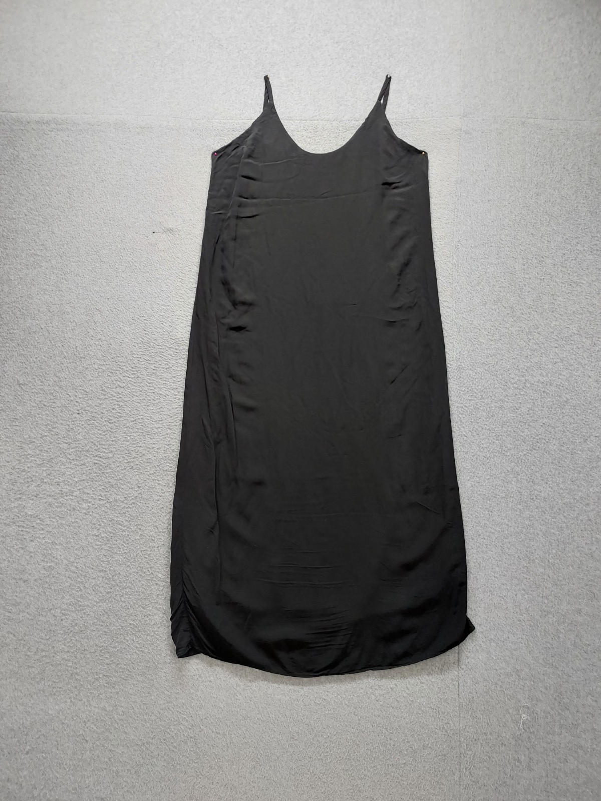 Everlane Women Tank Dress 2 Black Sleeveless Lightweight Spaghetti Straps Beach