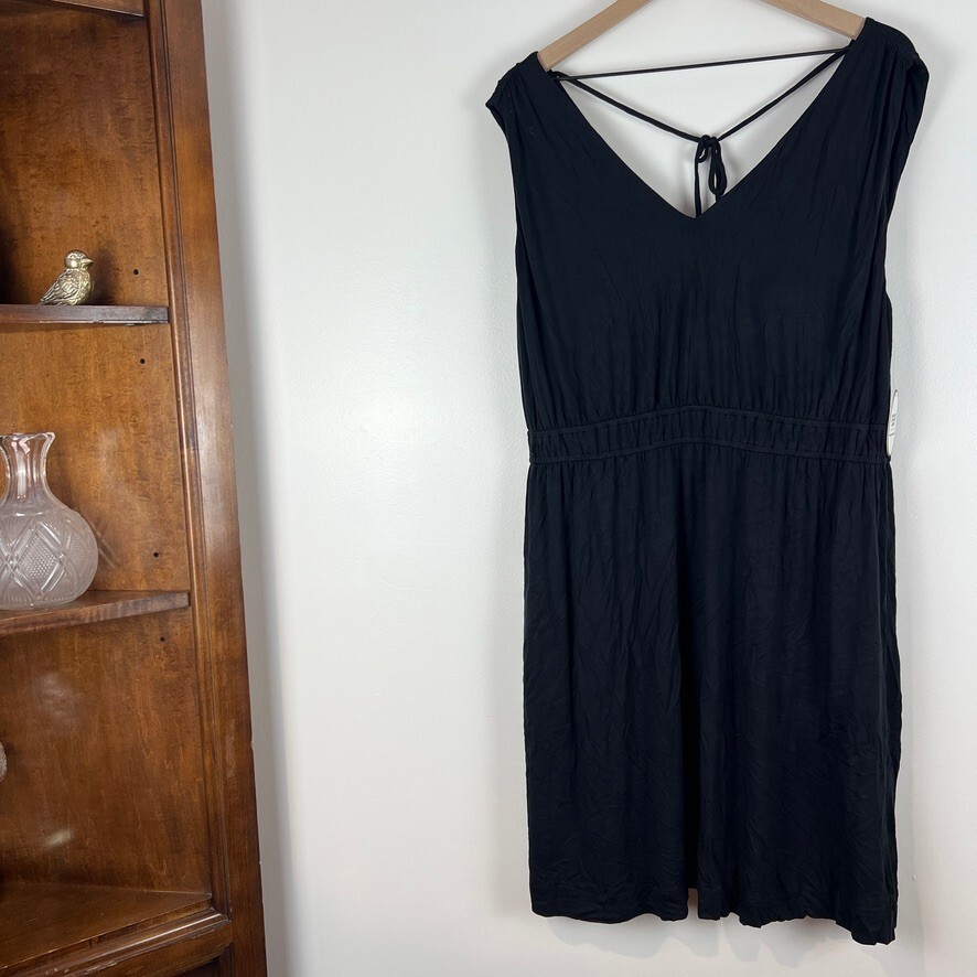 Soma Intimates Black Goddess Bra Dress XL Invisible Support NWT MSRP $79