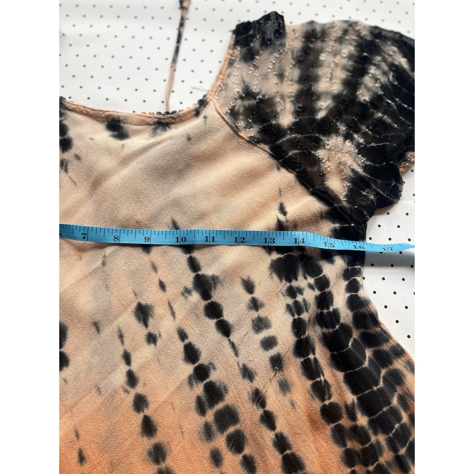 Boho Tie Dye Palm Tree Embroidered Maxi Dress Festival Beach Cover Up