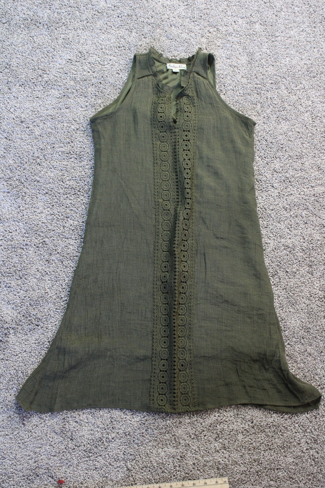 Indigo Rose Dress Medium Green