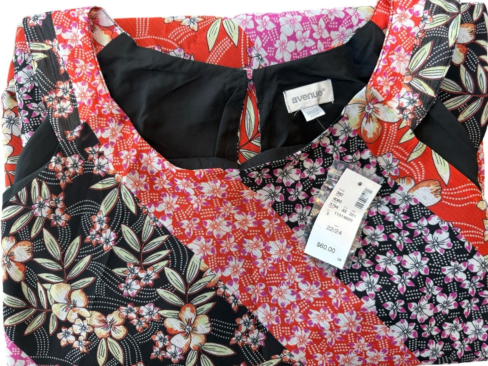 Avenue Floral Mixed Patchwork Sleeveless Halter Neck Dress