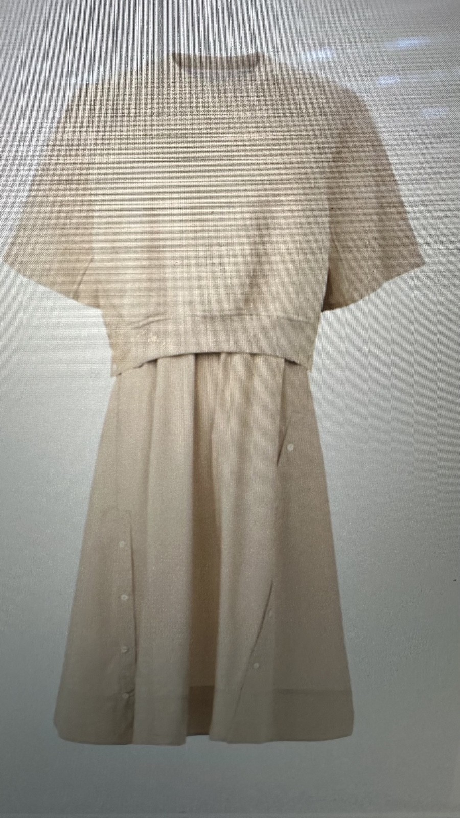 Sweatshirt Combo Dress 3.1 Phillip Lim Size L MSPR $550.00