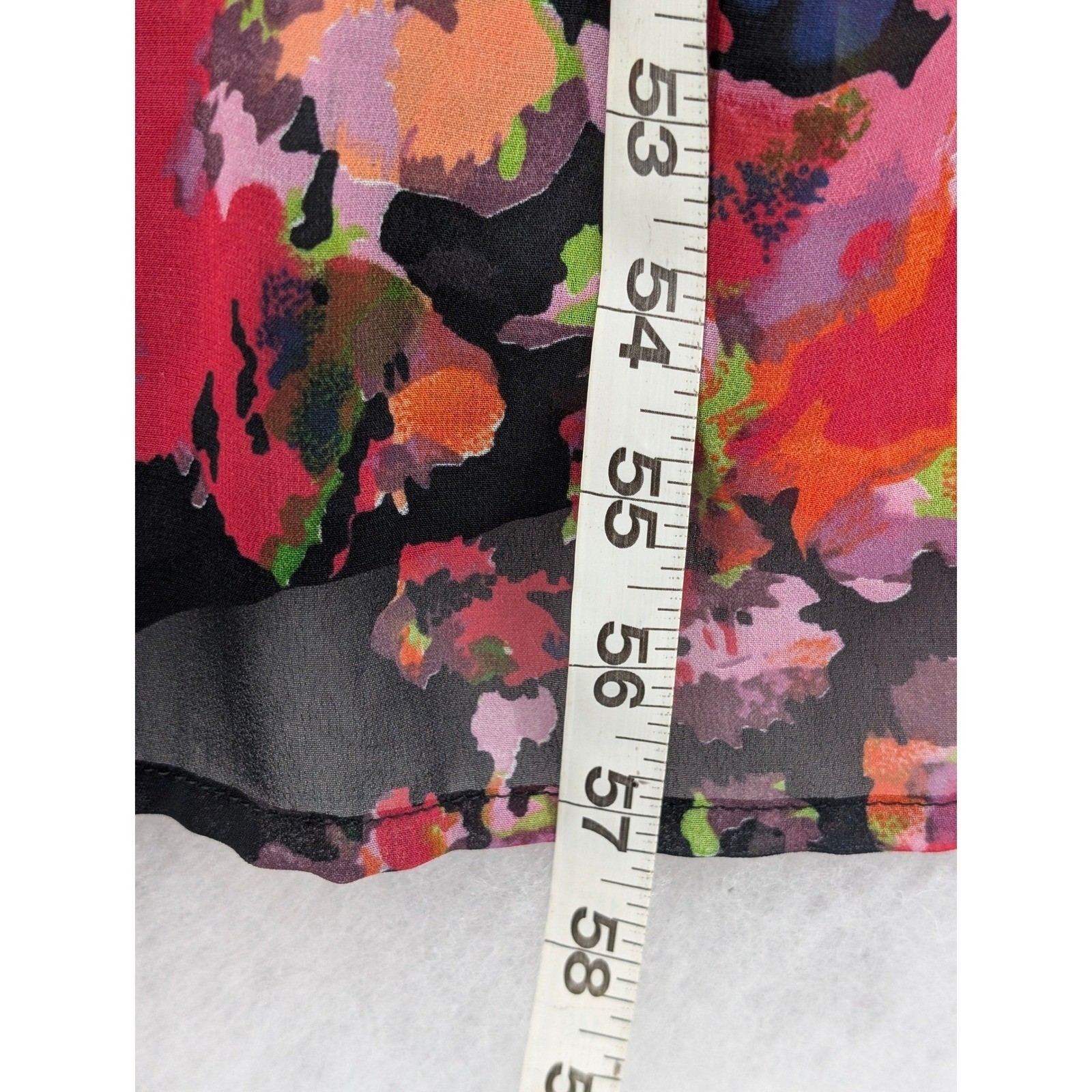 W118 Walter Baker Womens Floral Watercolor Maxi Dress Sleeveless S Racerback