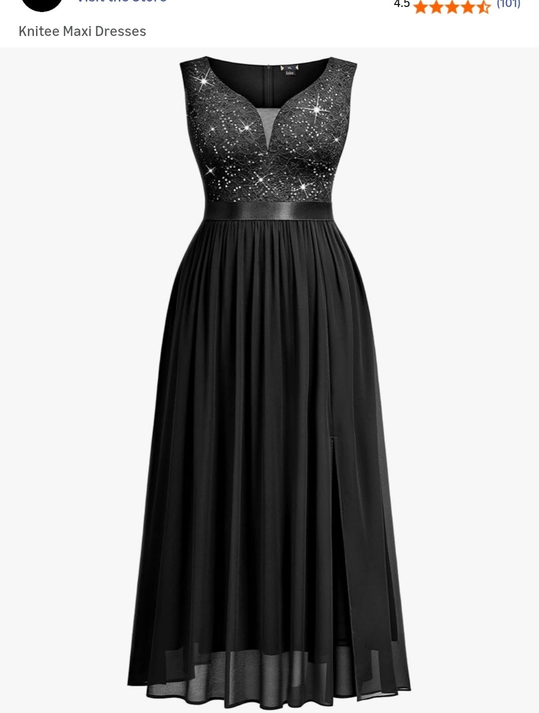 Knitee Black Maxi Dress Size 1xl New With Tags Long Black Dress See Picture