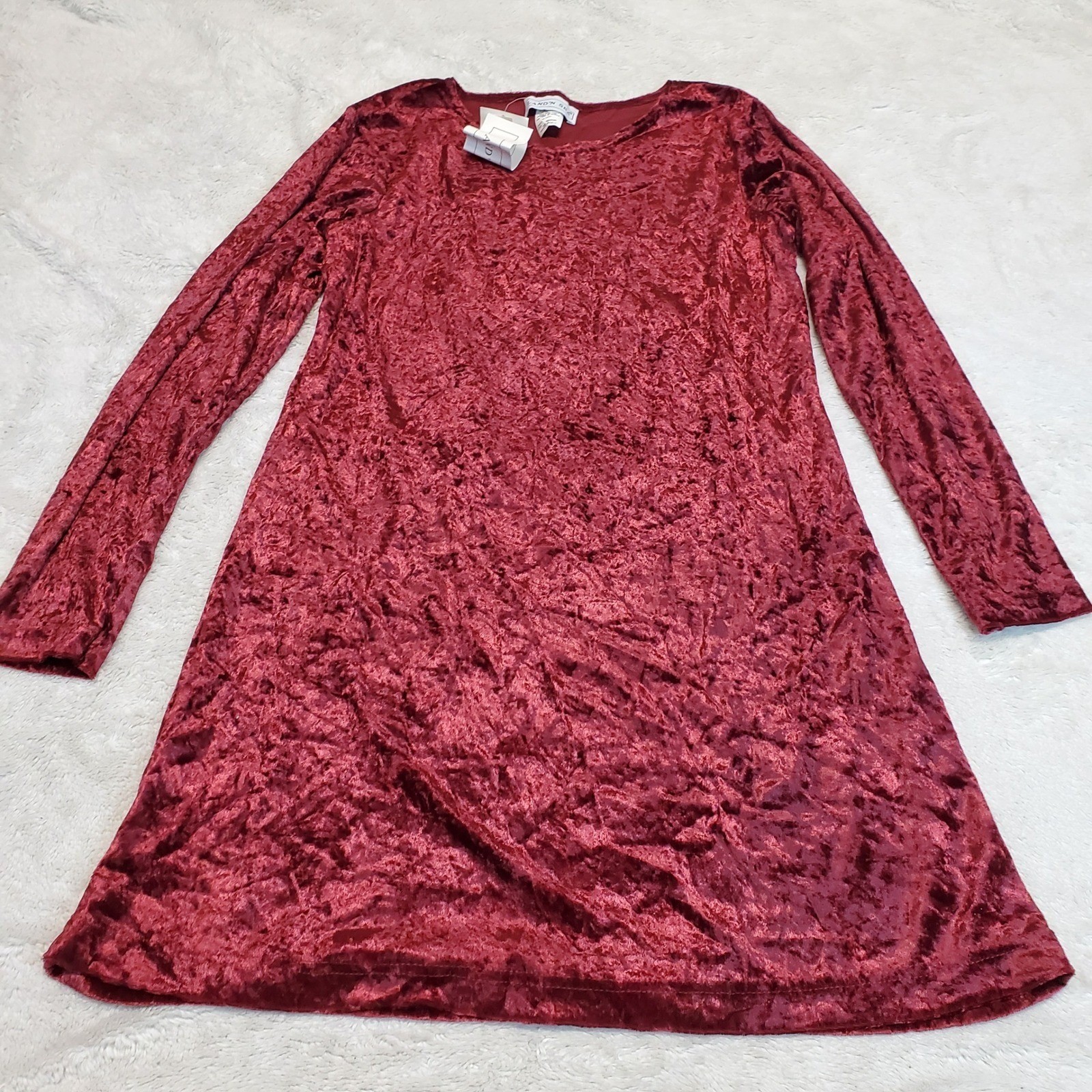 NWT Land N’ Sea Red Velvet Dress Medium Whimsigoth Grunge Witchy Party Retro Y2K