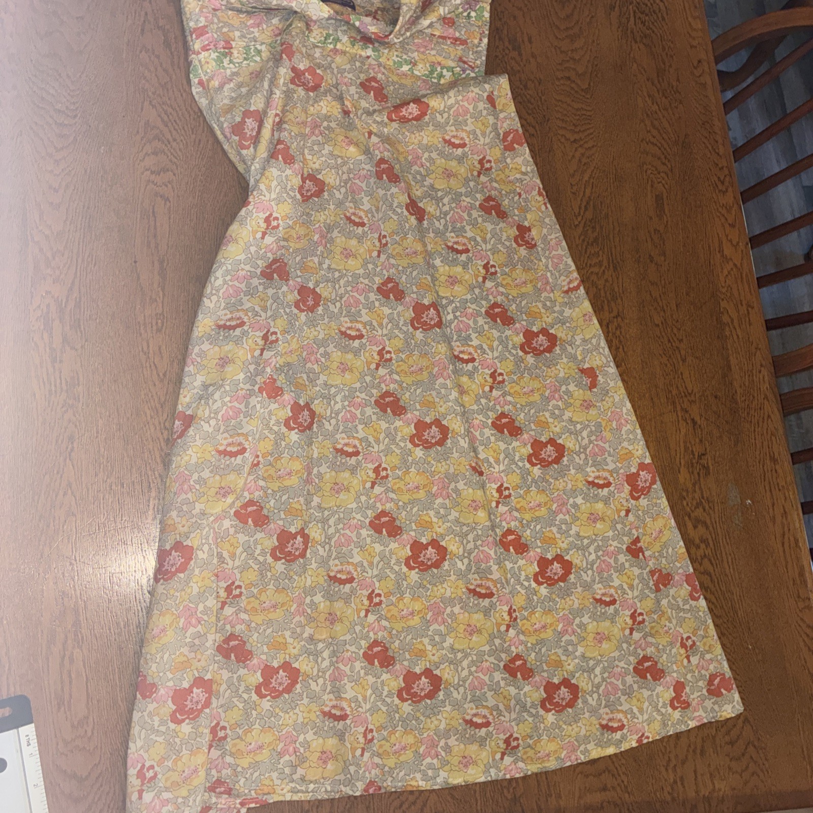 Liberty Cacharel Sundress Summer VTG Cotton Size Small Cottage Boho Travel Party