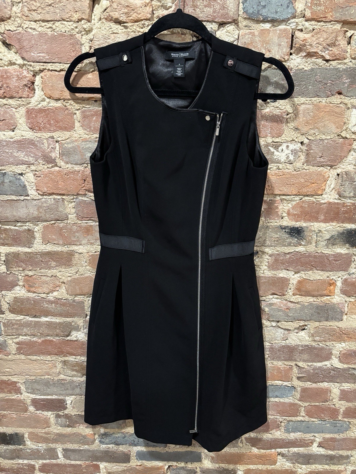 White House Black Market Black Professional Dress Size 6