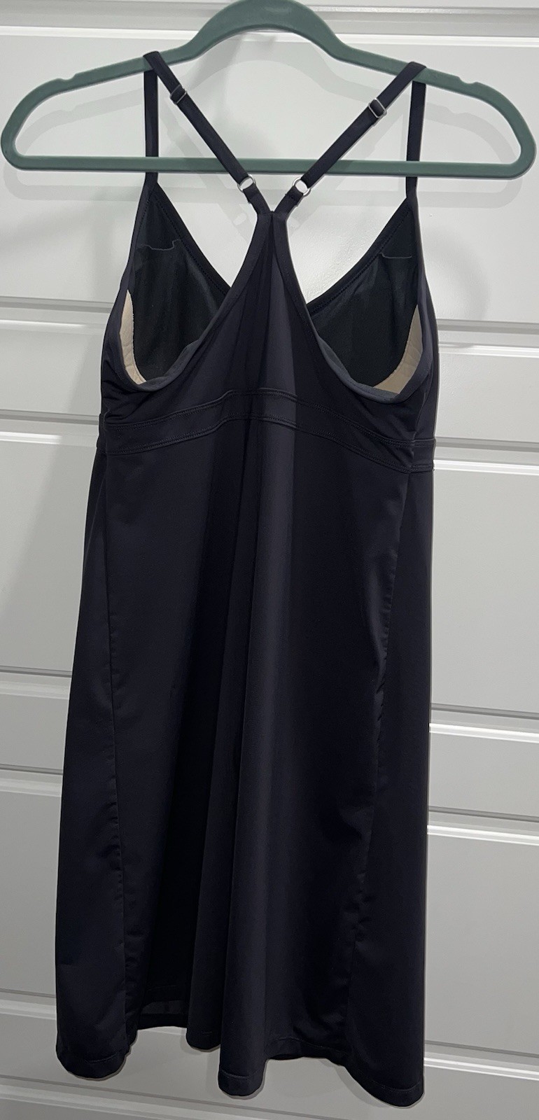 Athleta Shorebreak Racerback Athletic Dress MED Grey Stretch
