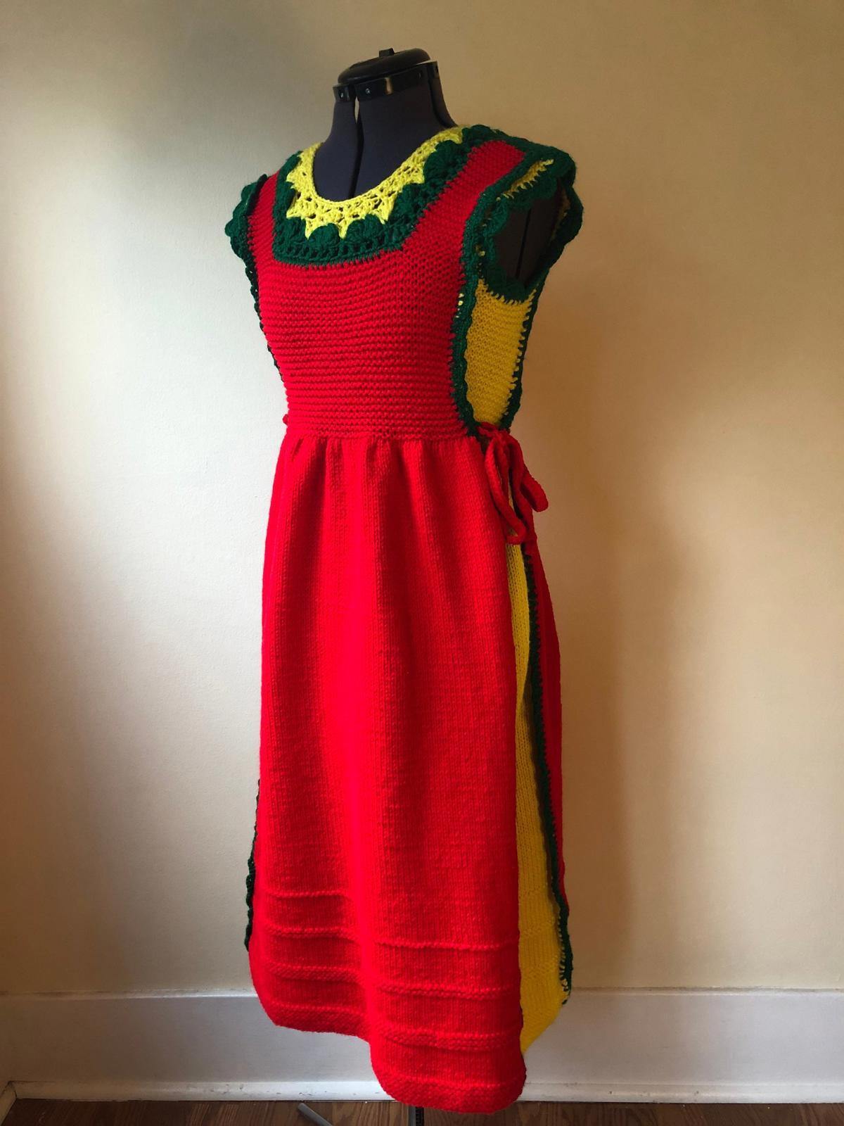 1970’s Crochet Tank Dress & Matching Jacket || Small to Medium || OOAK Vintage