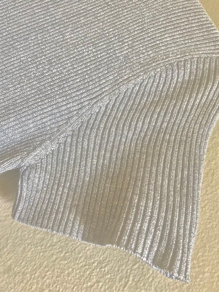 No Bounderies Teardrop Dress – Heather Grey Silver Size L & S