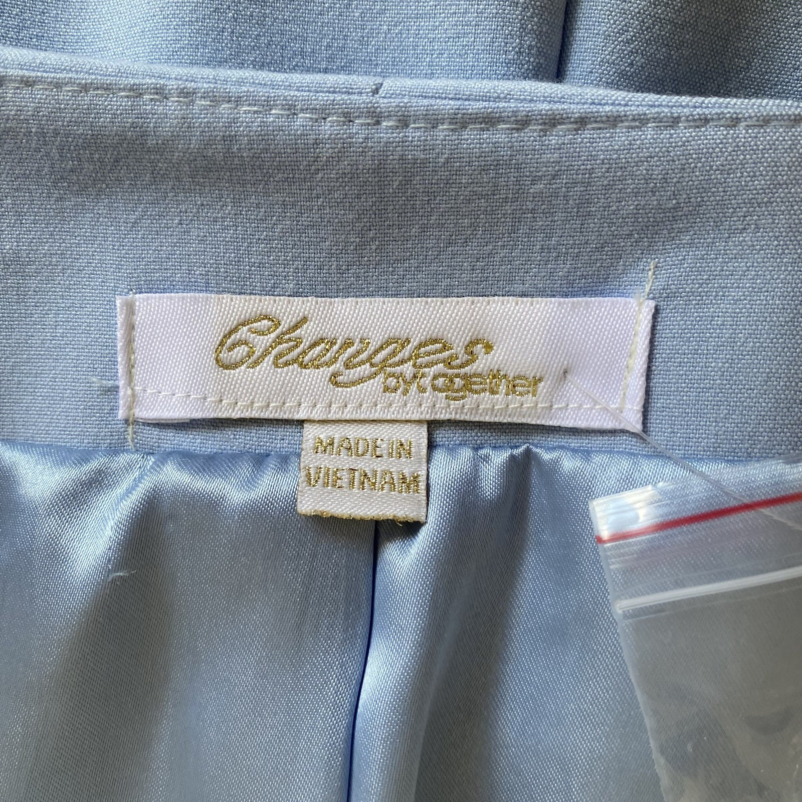 NWT Changes By Together Womens 18 Set Coat/Jacket w Dress Light Blue Formal