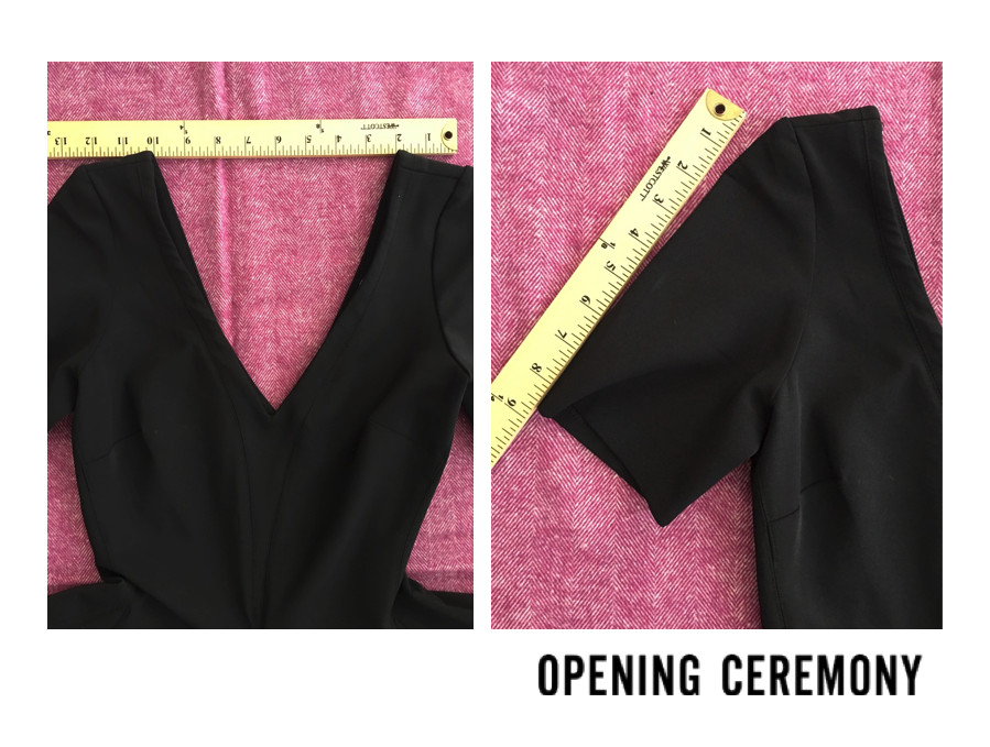 Opening Ceremony Fit & Flare Black Dress XS