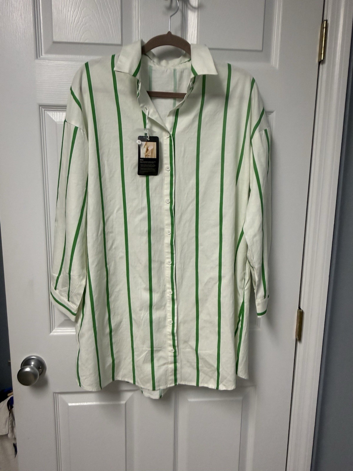 CHARTOU Women’s Summer Casual Stripe Tunic Dress